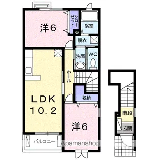 イル クオーレ【2階】の間取り