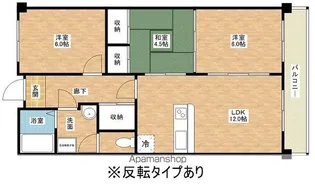 LAKIA泉大津レジデンス【202号室】の間取り