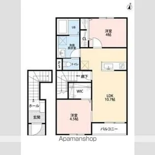 リーブルファイン三郷半田Ⅱ【2階】の間取り
