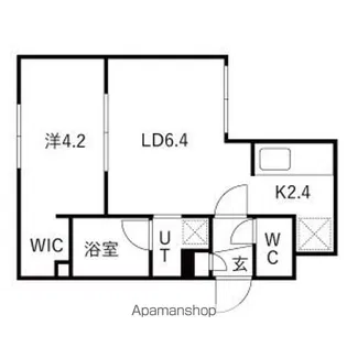 ACTIVAT元町(アクティベイト) 仮) 北25条東16丁目M【3階】の間取り