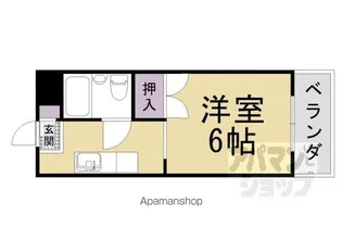エルシティー大宅【303号室】の間取り