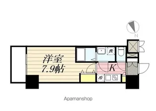 ラグゼナ松戸【2階】の間取り