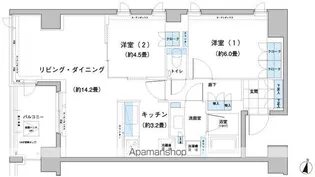 ガーデニエール砧レジデンス【7階】の間取り