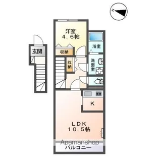 グラン・フェリシア【2階】の間取り