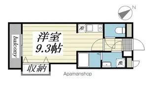 ツーハウゼ鹿嶋【3階】の間取り
