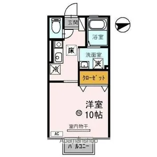 ピュアハイツ【1階】の間取り