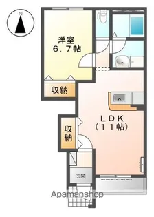 えらぶ【1階】の間取り