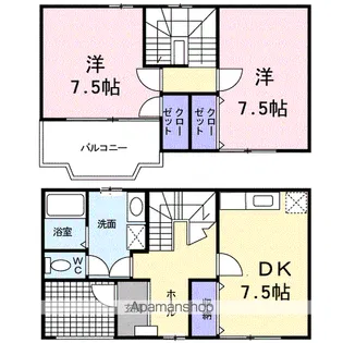 フィールドビーチ1【1階】の間取り