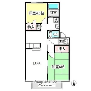 ロイヤル中平【2階】の間取り