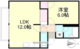 プレジール杉原【2階】の間取り