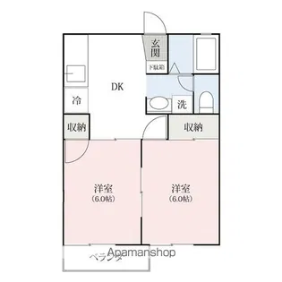 ブランパルファン【2階】の間取り