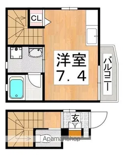 グランメゾン 田辺【2階】の間取り