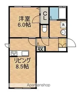 アーク・コスモ【103号室】の間取り