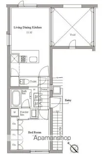 REGNO COLLAGE(レグノ・コラージュ)【2階】の間取り