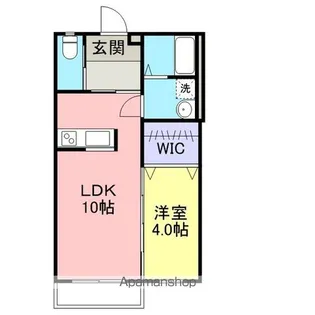 BLUE BELL【103号室】の間取り