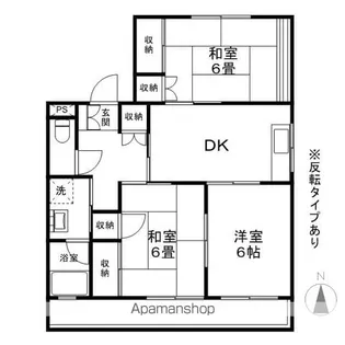 メゾン山崎B棟【1階】の間取り