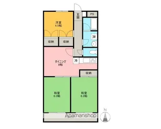 グランディアSATO【6階】の間取り