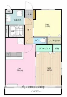 HOPEACE【2階】の間取り