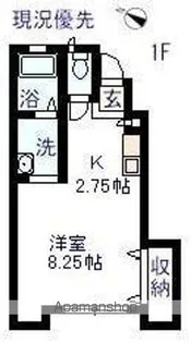 ジュネス高須【103号室】の間取り
