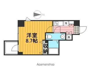 ルノンキュール【6階】の間取り