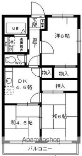 MTハイツ【102号室】の間取り