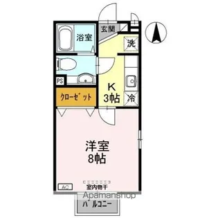 G・フォレスト【2階】の間取り
