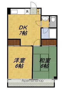セルーエ三鷹【6階】の間取り