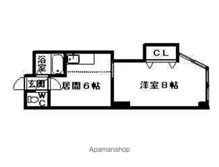 ノースランド南8条【4階】の間取り