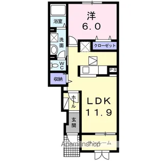 FACTⅠ【1階】の間取り