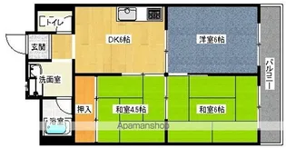 カワデンハイツⅢ【3階】の間取り