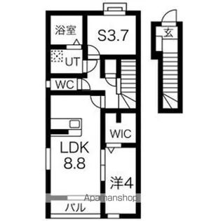 クロノス【2階】の間取り