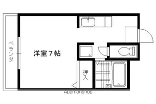 ラトゥール石龍【305号室】の間取り