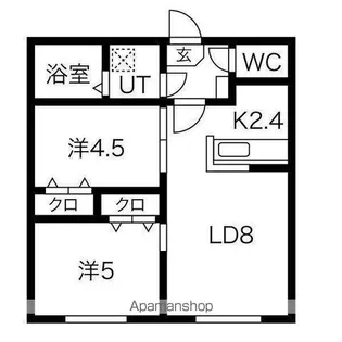 LAVENDER TERRACE【3階】の間取り