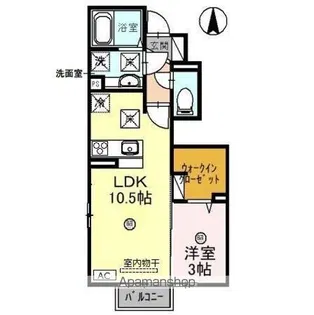 TENINOTSUME(テンイノツメ)【1階】の間取り
