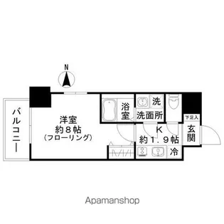 西田マンション【5階】の間取り