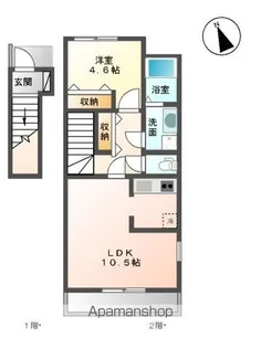 デリシア【2階】の間取り