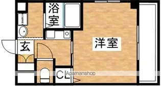 ラシーヌ新北野【4階】の間取り