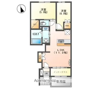 アンブレラ【1階】の間取り