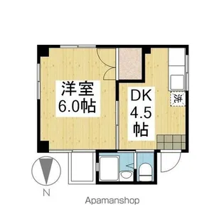 メゾンADⅢ【5階】の間取り