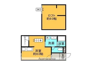 FOREST山崎【103号室】の間取り