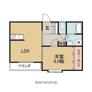 ベルメゾンイースト【2階】の間取り