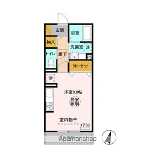 ルミウス B【2階】の間取り