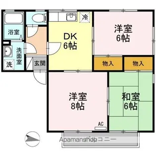 ヴァンヴェール【2階】の間取り