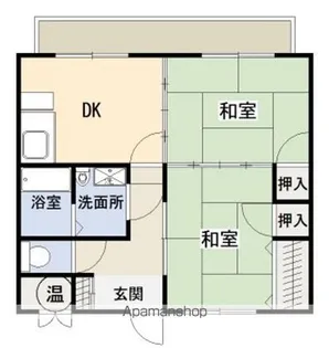 西村ビルⅡ【201号室】の間取り