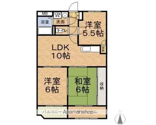 マンションREFINADO【206号室】の間取り