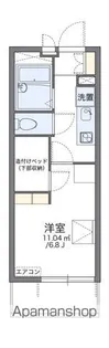 レオパレスアクセス登戸【1階】の間取り