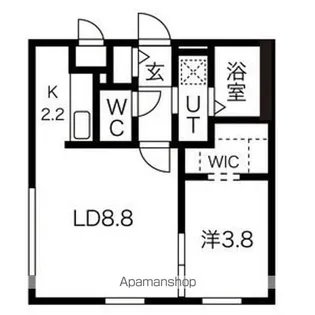 HILLS SAPPOROⅢ【3階】の間取り