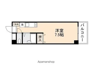 ペンシルベニア【301号室】の間取り