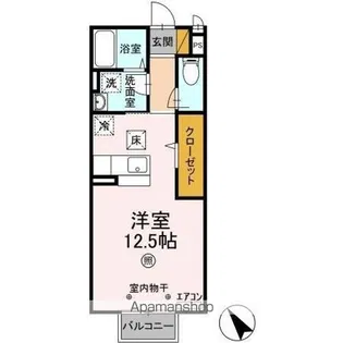 エスポワール緑が丘【1階】の間取り