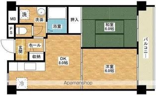 セントエルモ高石【507号室】の間取り